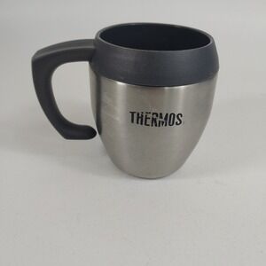Thermos Stainless Steel Insulated Coffee Mug‎ Cup Handle 3.5" 8 oz